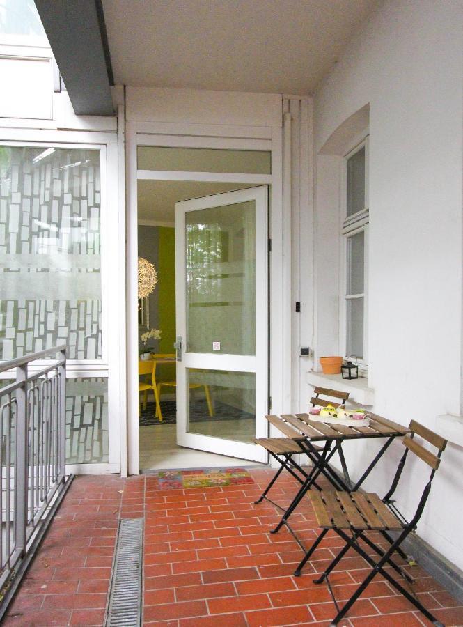 Ferienwohnung Charming Domicile Leipziger Auwald Exterior foto