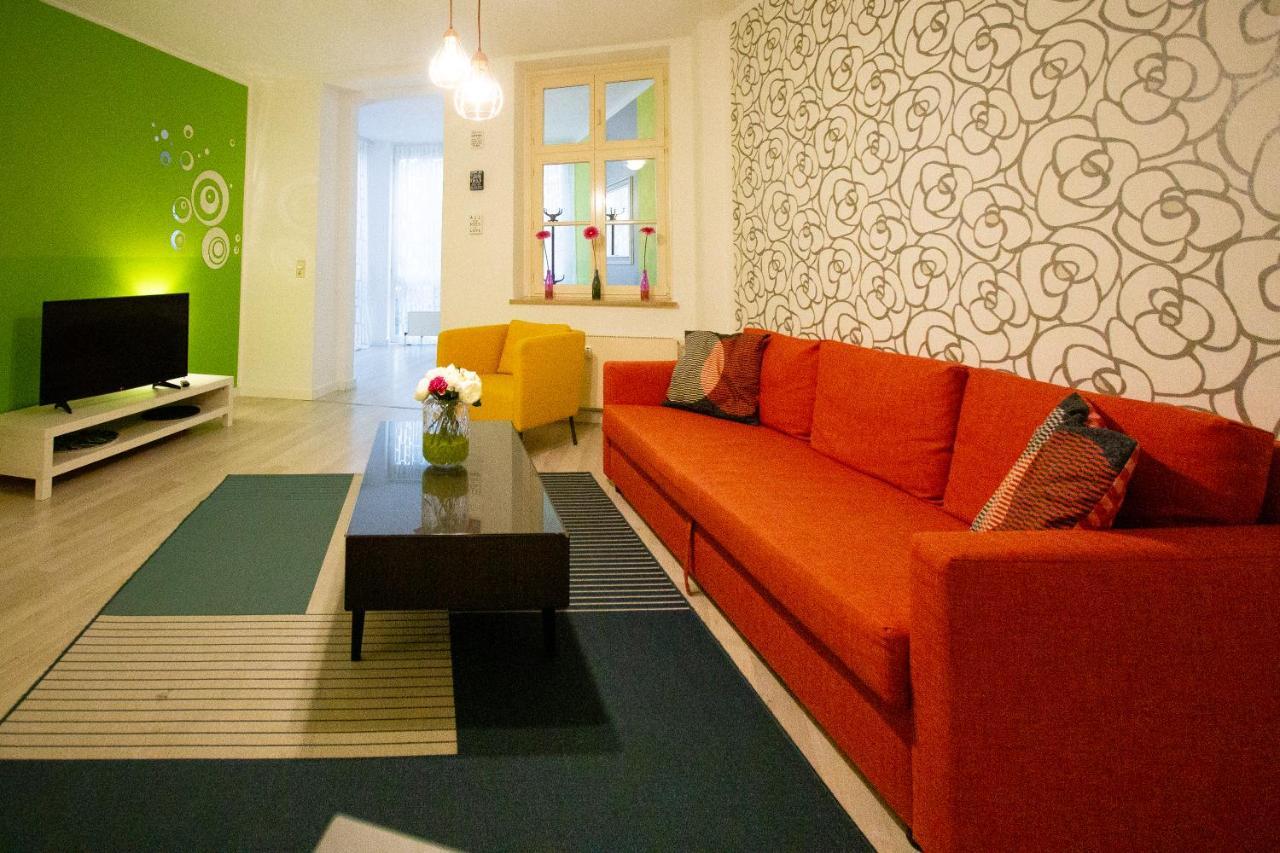 Ferienwohnung Charming Domicile Leipziger Auwald Exterior foto